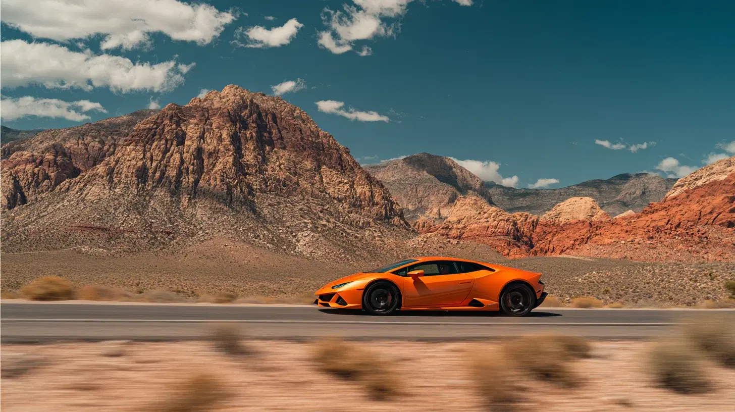 Drive a Lamborghini Huracan to Red Rock Canyon