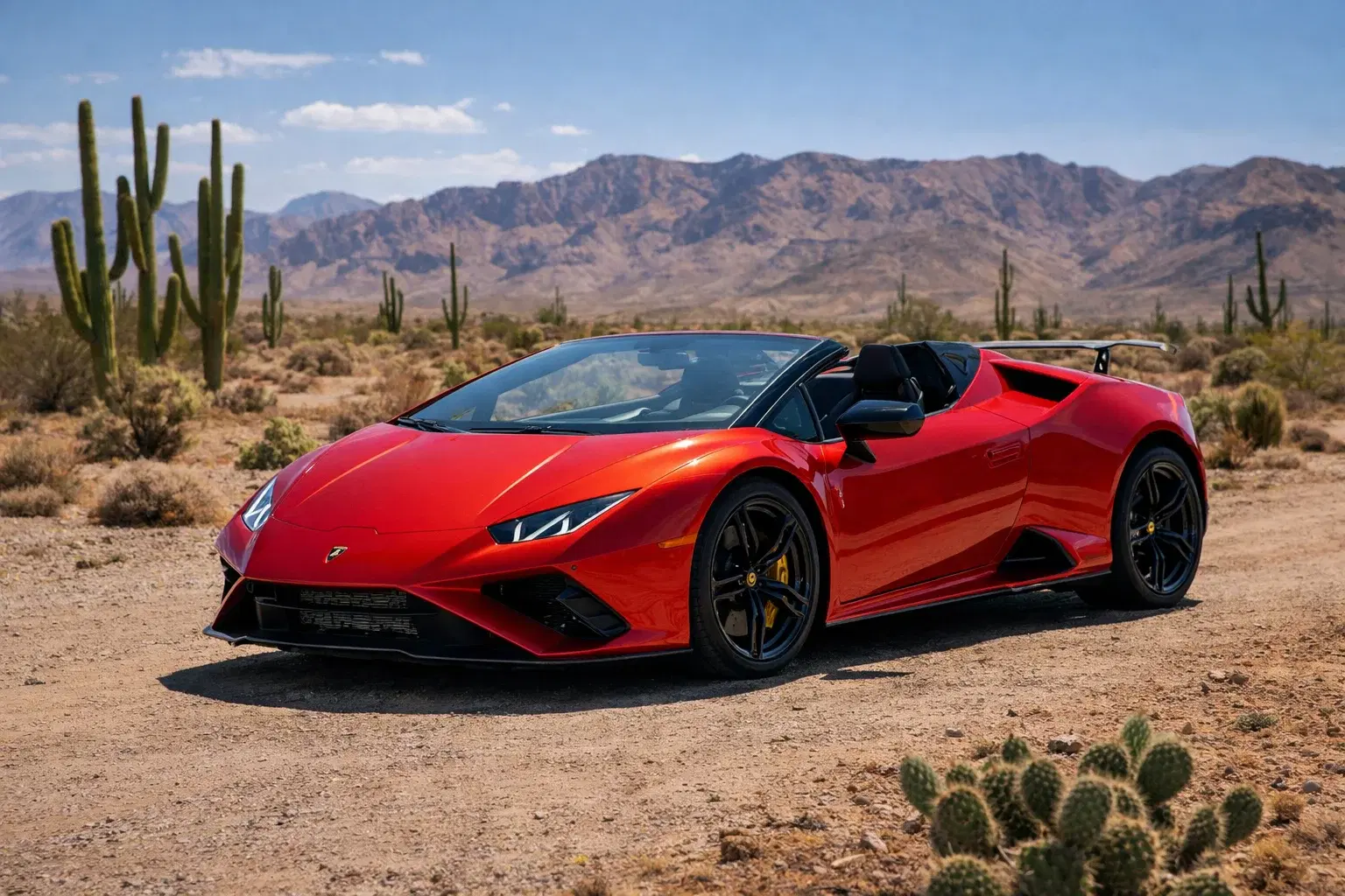 Lamborghini Huracan EVO Spyder for rent in Las Vegas