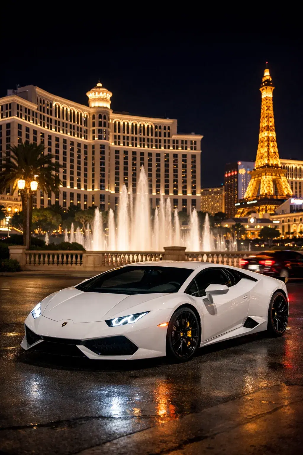 Lamborghini Strip at Night Tour near Las Vegas